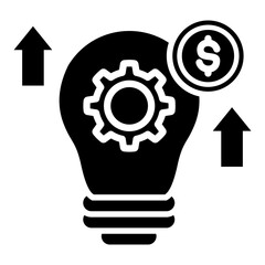 Business Innovation Glyph Icon