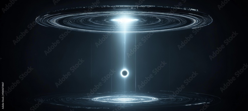 Canvas Prints alien ufo. unidentified flying object. futuristic space vehicle. generative ai technology.