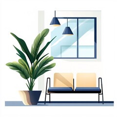Waiting Room Illustration