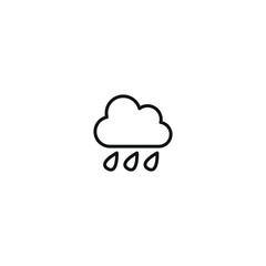 Weather icon, Meteorology icon, Outline icons set isolated on white background flat vector illustration