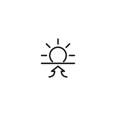 Weather icon, Meteorology icon, Outline icons set isolated on white background flat vector illustration