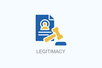 Legitimacy Vector  Or Logo Sign Symbol Illustration