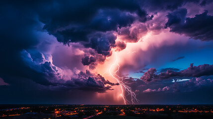 Fototapeta premium thunderstorm