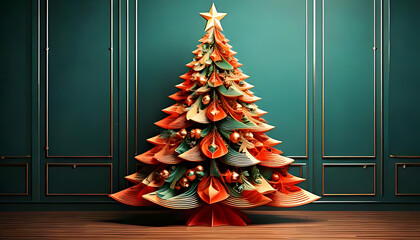 festive christmas tree decoration adds unique touch holiday decor arrangements indoors