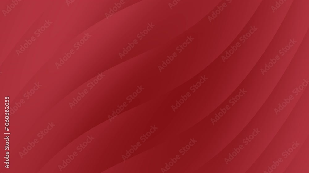 Poster red gradient background with elegant curved lines suitable for modern design projects, presentations