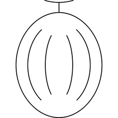 Melon single vector icon