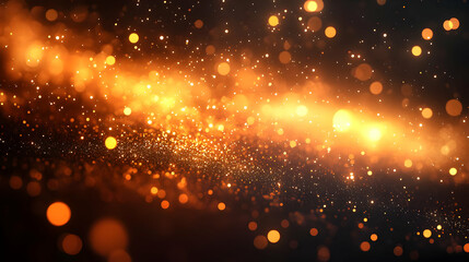 Obraz premium Abstract Golden Bokeh Background