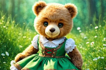 Teddy in Tracht
