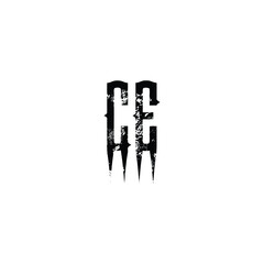CE monogram logo design letter text name symbol monochrome logotype alphabet character simple logo