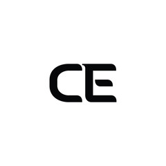 CE monogram logo design letter text name symbol monochrome logotype alphabet character simple logo