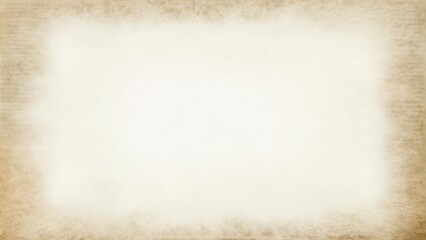 Old Paper Texture with White Center Background