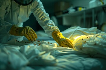 Naklejka premium Eradicate Bed Bugs with Our Infestation Treatment Service