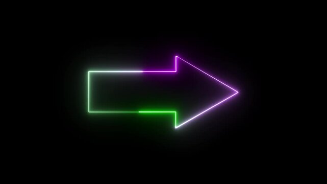 The right arrow features a sharp, angular design that directs attention to the right. Often used in navigation and signage, it conveys movement, progress, and a clear sense of direction