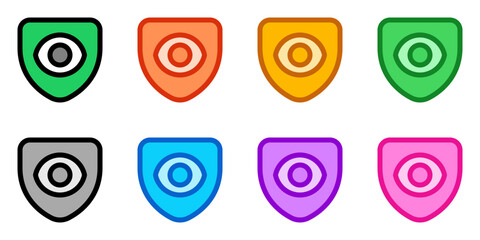 Editable eye protection vector icon. Part of a big icon set family. Perfect for web and app interfaces, presentations, infographics, etc