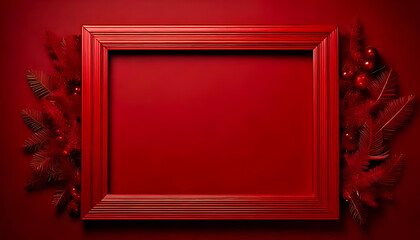 festive design template featuring red frame red background perfect holiday designs crafting projects