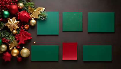 festive backgrounds feature decorative ornaments banners posters christmas theme decoration purposes advertising materials