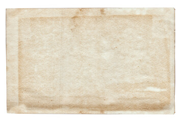 Vintage background of old ancient torn paper texture isolated