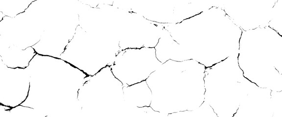 Vector grunge style cracked texture with cracked pattern for abstract background.

