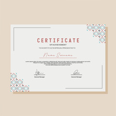 best quality modern certificate design