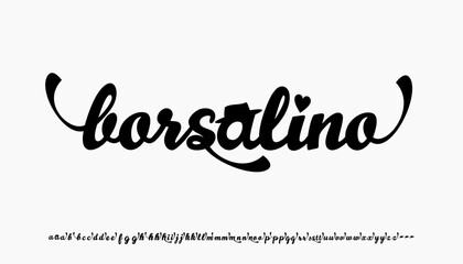 Elegant Font Classic Lettering Minimal Fashion Designs. Typography modern serif fonts regular decorative vintage concept. vector illustration