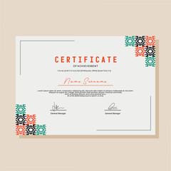 best quality modern certificate design