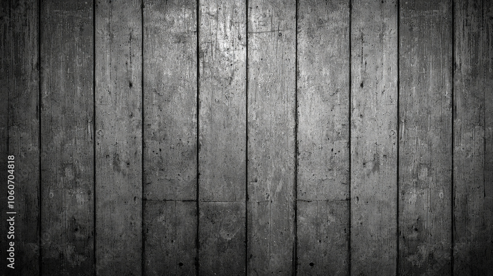 Fototapete the composition features vertical gray wooden planks that display a textured surface and natural var