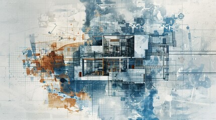 background with city