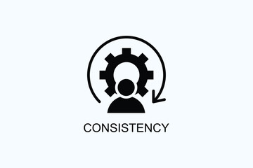 Consistency Vector  Or Logo Sign Symbol Illustration