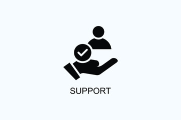 Support Vector  Or Logo Sign Symbol Illustration