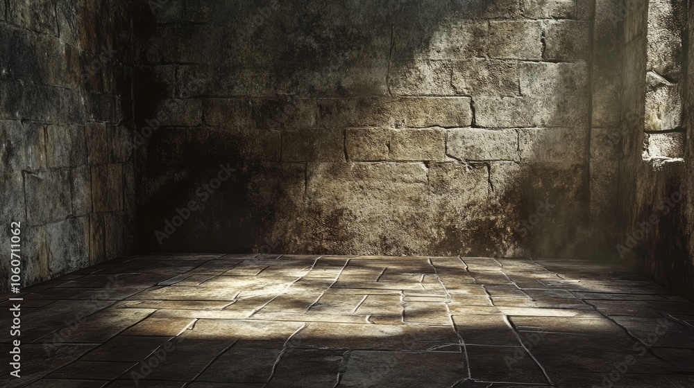 Poster weathered stone backdrop with a mix of light and dark tones, adding depth and character to any scene
