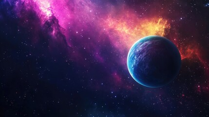 A psychic-themed background with a glowing crystal ball, tarot cards, and swirling mystical energy against a deep purple backdrop.