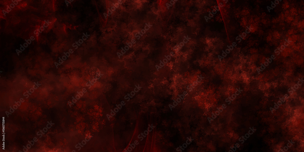 Aufkleber abstract red and black textured smoke. grunge dark red textured painted background. abstract fire fl