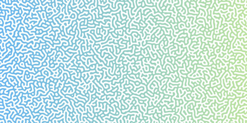 Abstract Reaction-diffusion Turing pattern natural texture blue gradient color scheme. Linear design with biological shapes. Organic lines Memphis. abstract truing organic wallpaper design, ..	