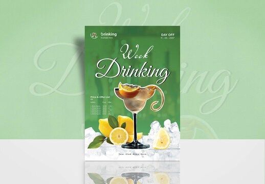 Drink Week Flyer Template