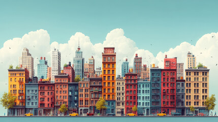 A versatile collection of background illustrations, including modern abstract shapes, minimalist gradients, retro textures, nature-inspired designs, playful doodles, and sleek cityscapes. Perfect for 