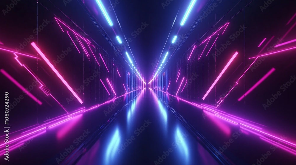 Poster abstract high-speed motion captured in a modern, dynamic image.