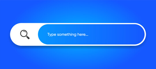 Search Bar with suggestions for UI UX design and web site. Search Address and navigation bar icon. Collection of search form templates for websites. Search engine web browser window template.