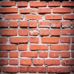Obraz premium red brick wall