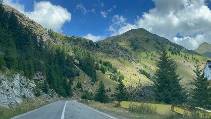road in mountains