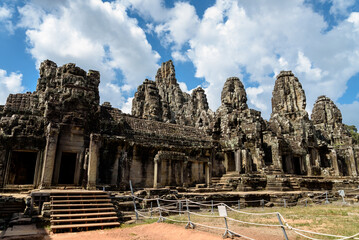 Bayon temple in Angkor Thom, Siem Reap, Cambodia.