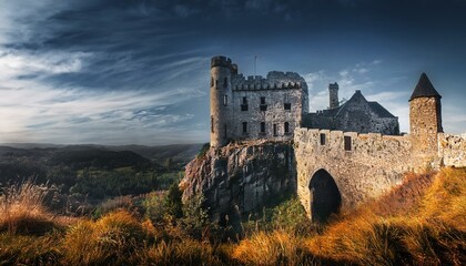Fototapeta premium old abandoned castle