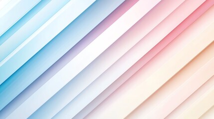 Obraz premium A vibrant abstract background featuring soft pastel colors and diagonal lines for creative design projects and modern aesthetics.
