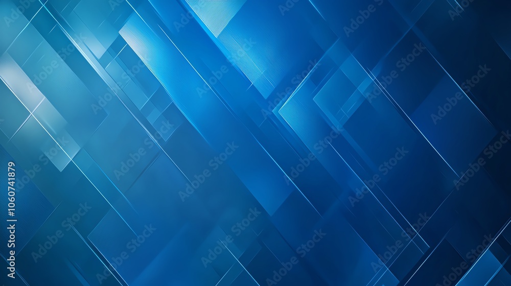 Poster a captivating abstract background featuring dynamic blue tones and angular shapes, perfect for desig