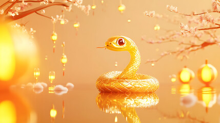 snake of chinese new year