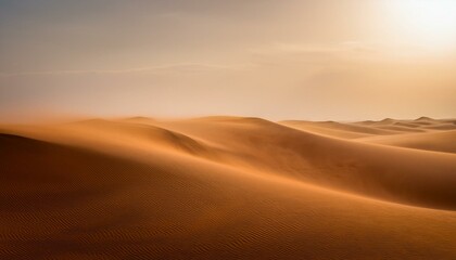 사막을 뒤덮는 거대한 모래폭풍