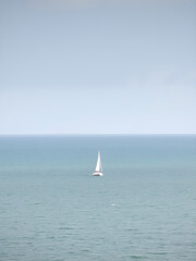 sea, boat, sailing, sail, water, yacht, sailboat, ocean, ship, sky, summer, wind, travel, horizon, blue, nature, lake, sailboats, sport, waves, sails, 