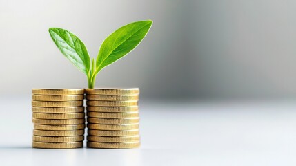 Advisor helping client assess financial goals, wealth management, minimalistic and bright