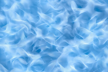 Abstract Flowing Waves in Blue and Silver Ice Texture