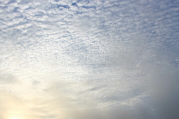 Obraz premium Cloudy 2. Cloudy blue sky in the background