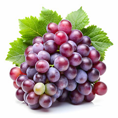Fototapeta premium grapes in white background